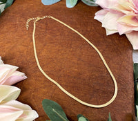 Thin Gold Necklace