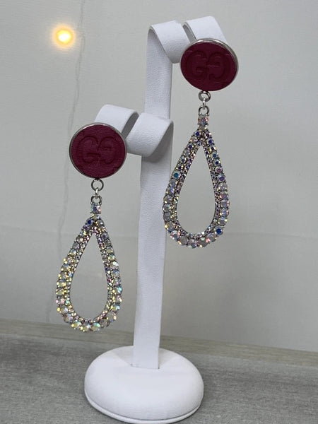 Repurposed LV Large Pink & Blue Resin Charm Necklace – LINA V DESIGNS