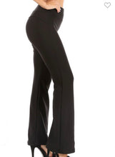 Load image into Gallery viewer, Black Legging Flare Pants
