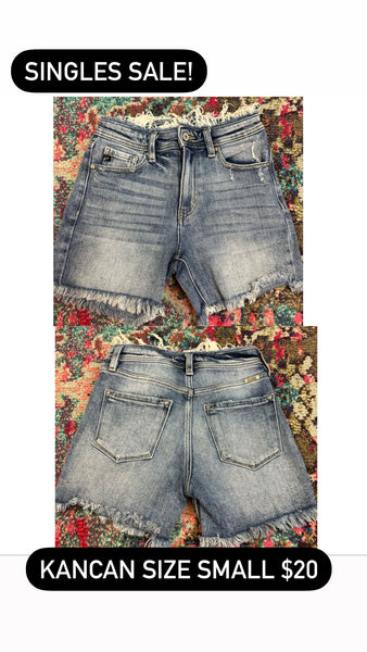 KANCAN DENIM SHORTS- SMALL
