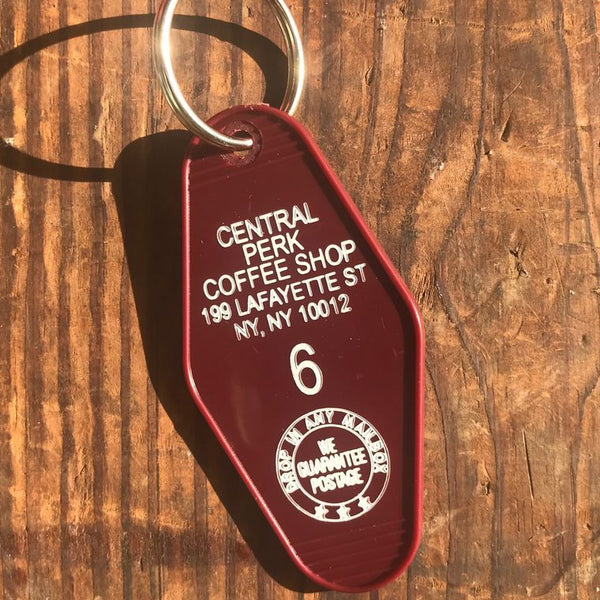 Motel Key Fob: Central Perk Coffee Shop
